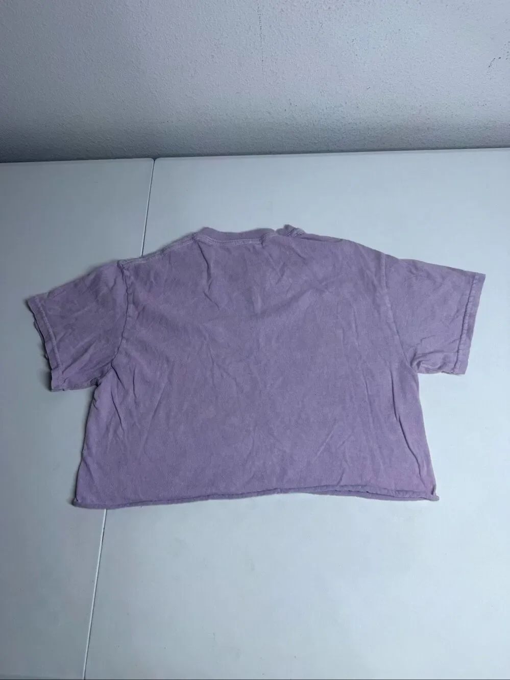 SpongeBob SquarePants Purple Crop T Shirt Womens Size S Rare Collectible Cartoon - Picture 5 of 6